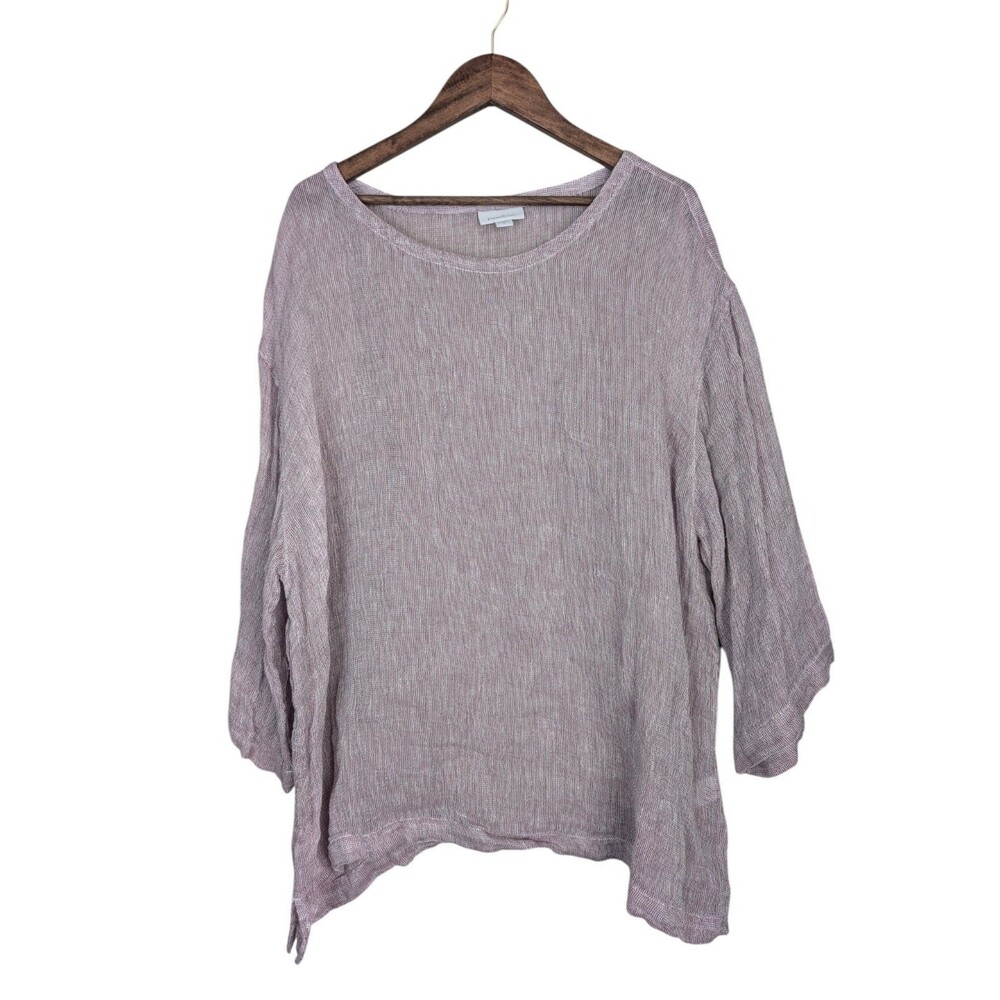 J Jill Gauzy Linen Top